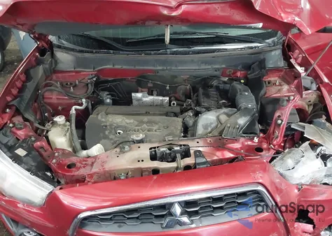 2014 Mitsubishi Outlander Sport Es из США, поврежденный, VIN 4A4AP3AU7EE024043